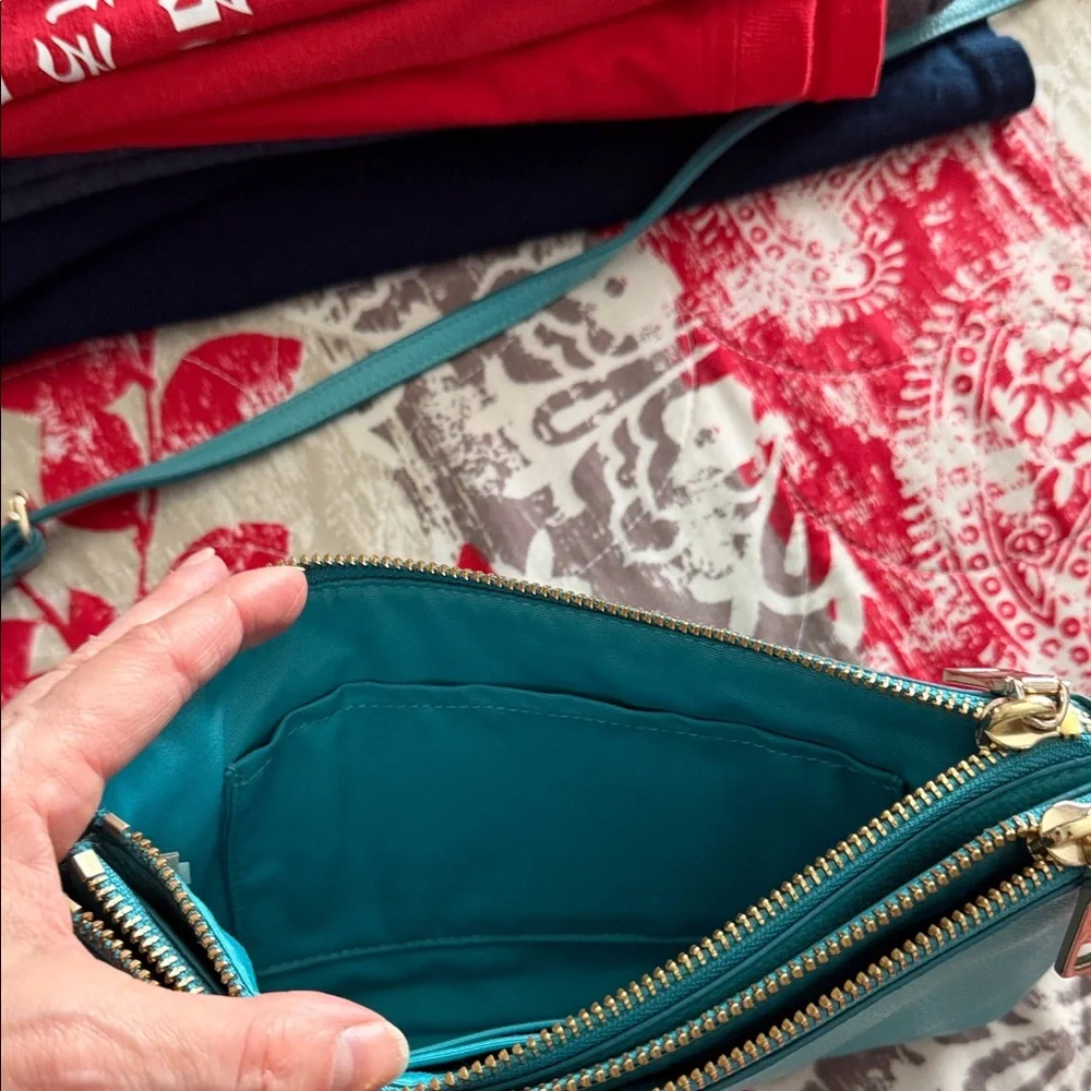 Coach Turquoise Crossbody Bag - Picture 6 of 7